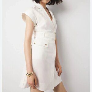 nwt WHITE HOUSE BLACK MARKET cargo shirt dress 0